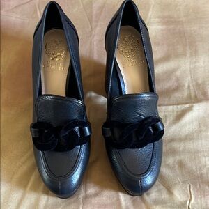 Vince Camuto Black Heels with Block Heel